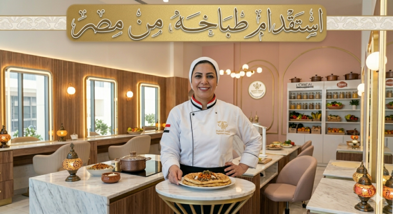 استقدام طباخه من مصر